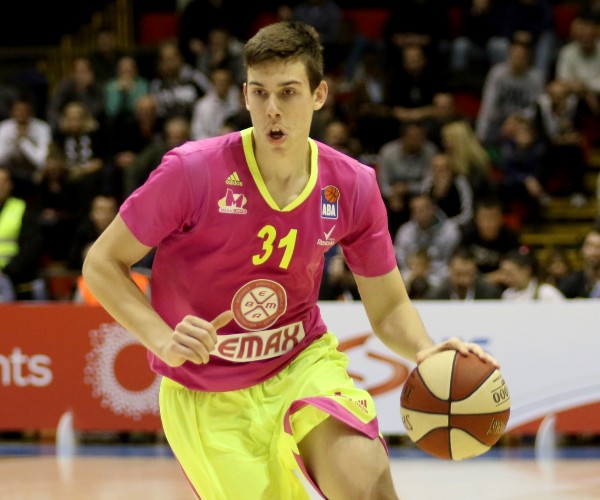 Vlatko Cancar, Nuggets' 2017 draft-and-stash from Slovenia, makes